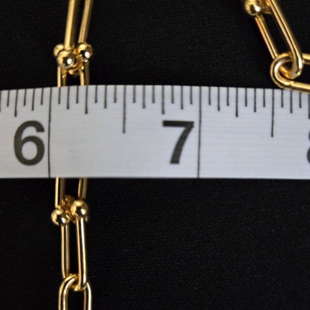 21k Bracelet Hardwarelink design - Picture 11 of 14